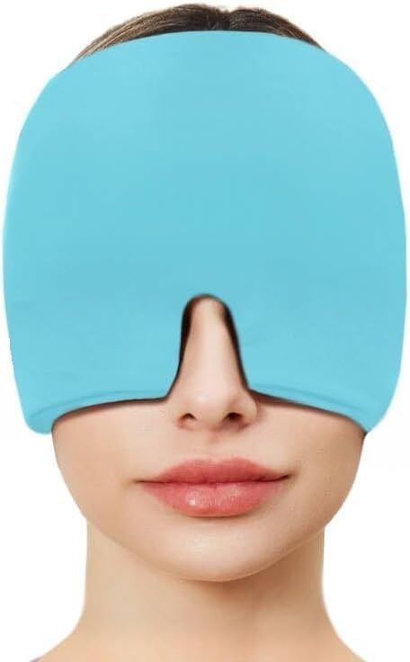 Migraine Relief Cap – Hot & Cold Therapy Headache Cap for Migraine, Sinus & Tension Relief | Thermax Gel Ice Head Wrap for Instant Comfort & Relaxation – Reusable Migraine Cap for Men & Women - Multicolor