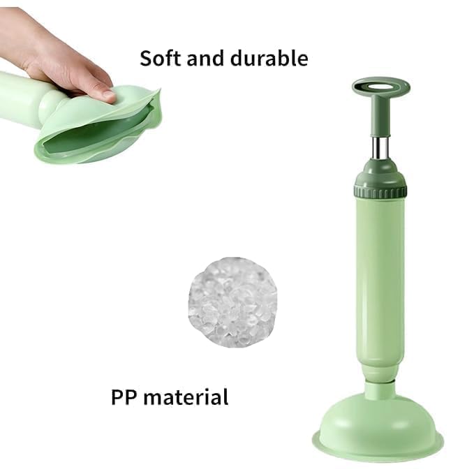 Toilet Plunger Air Power Remover Turbo Flush High Pressure Dredging Air Pump Plunger for Toilet, Bathroom, washroom, Sink