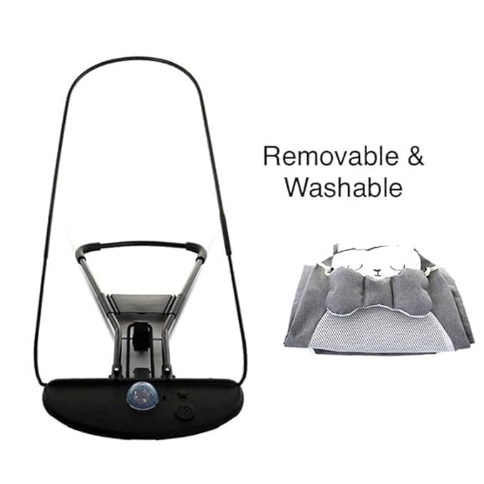 Infant Comfort Baby Bouncer Rocking Chair -Ergonomic Design Baby Bouncy Seats Foldable and Reclining Baby Sleeping & Swing Chair(Multicolour)- Upto 10 Kg