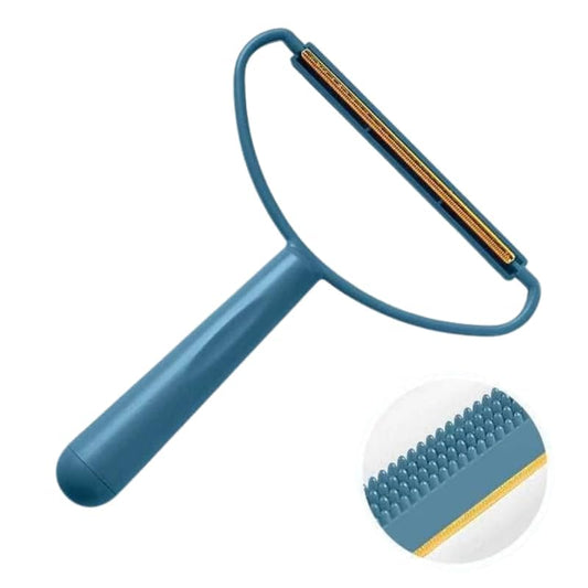 2 in 1 Portable Lint Remover Brush | Stainless Steel Pet Hair and Dust Cleaner for Clothes, Carpets and Furniture (Pack of 1)
