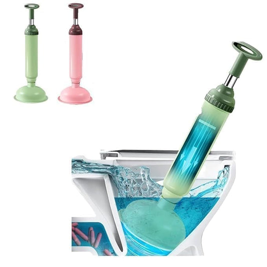 Toilet Plunger Air Power Remover Turbo Flush High Pressure Dredging Air Pump Plunger for Toilet, Bathroom, washroom, Sink