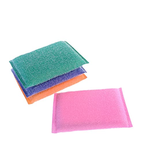 Kitchen Dish Sponge and Cleaning Scrubber, Dual Layer, Pack of 6