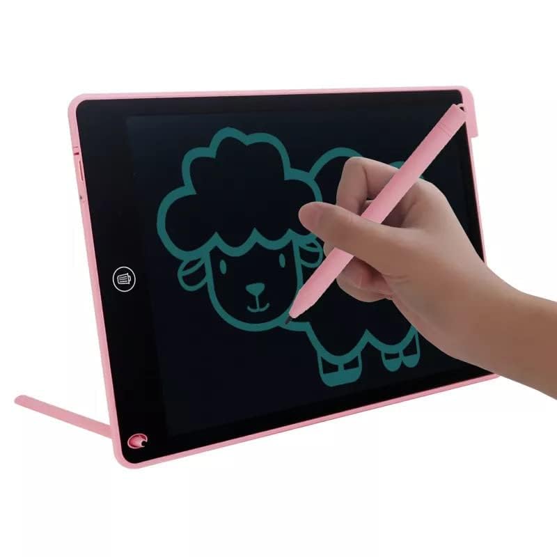 12-Inch LCD Writing Tablet for Kids - Erasable Colorful Doodle Board (Pink)