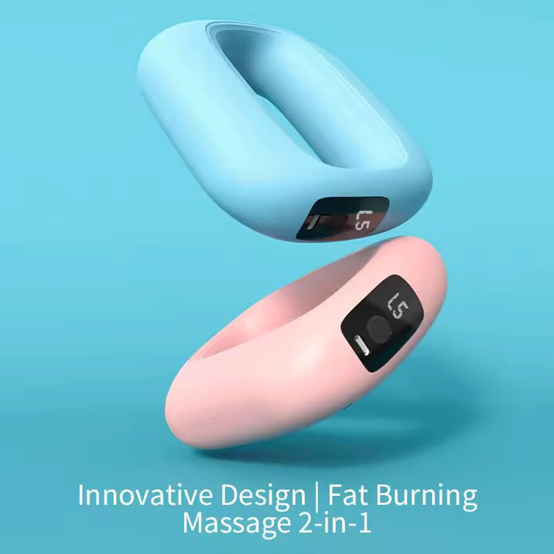 Percussion Massage Ring for Full Body Pain Relief- J16A, Rechargeable Cordless Deep Tissue Massage Ring Machine with Strap for Legs, Arms, Use at Home, Gym & During Travel - 8 Massager Modes