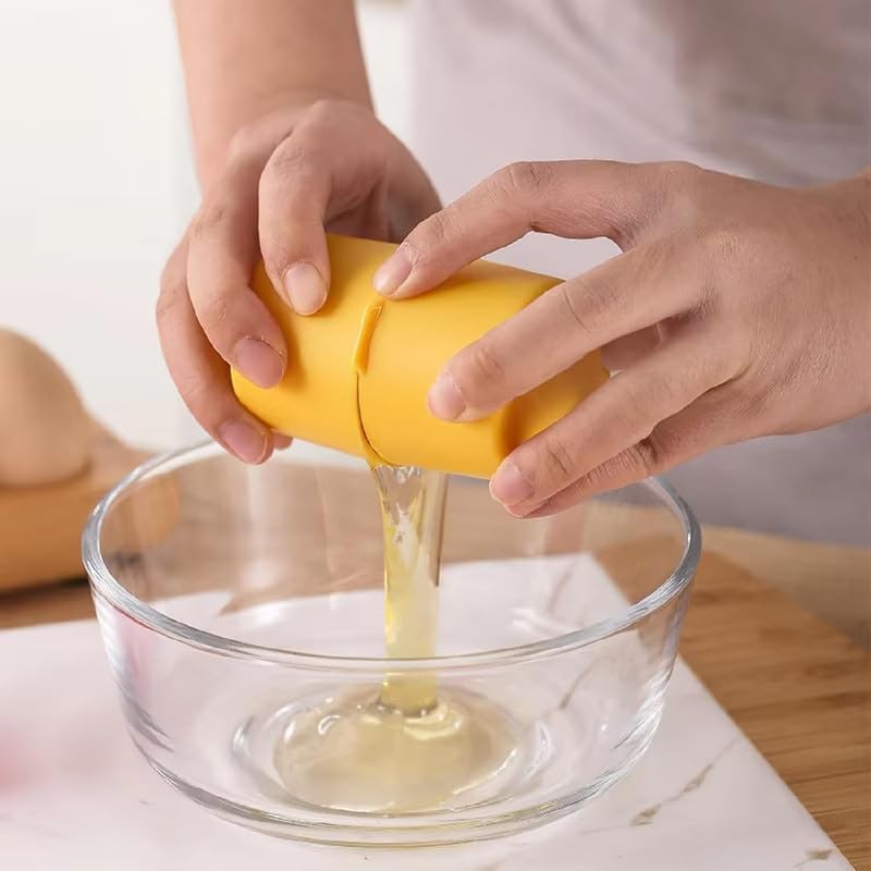 Egg Cracker Durable Multicolor Egg Shell Opener Tool Compact Manual Egg Breaker Gadget for Raw Hard Boiled Eggs Kitchen Camping Use