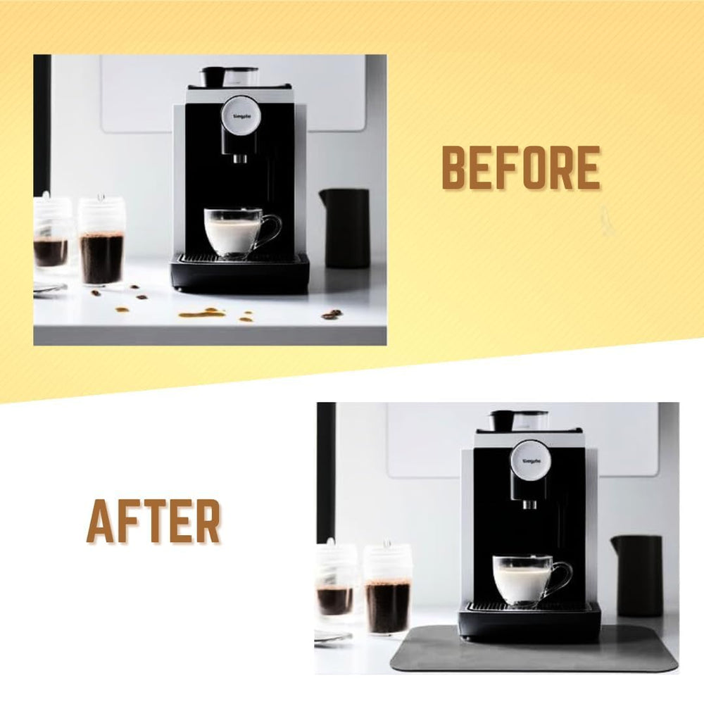 Large Dish Drying Mat for Kitchen 60x40 cm | Water Absorbing Mat for Kitchen | Drying Mat for Kitchen Utensils | Super Absorbent, Quick Dry, Non-Slip Countertop Mat for Dishes & Utensils.