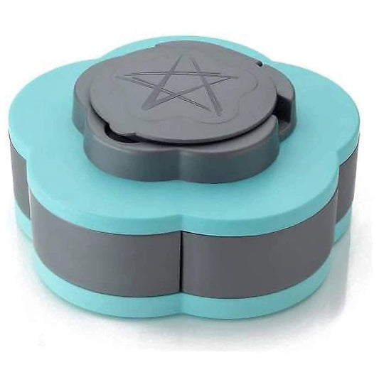 Single Layer Smart Candy Box | Rotating Snack Storage Box with Compartments | Multi-Compartment Organizer for Candy, Nuts, Snacks, Dry Fruits