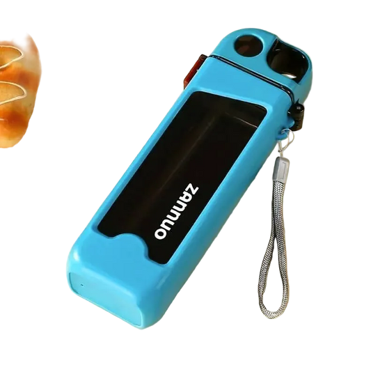 350ml Square Leakproof Sports Water Bottle - BPA-Free Portable Plastic Flat Bottle