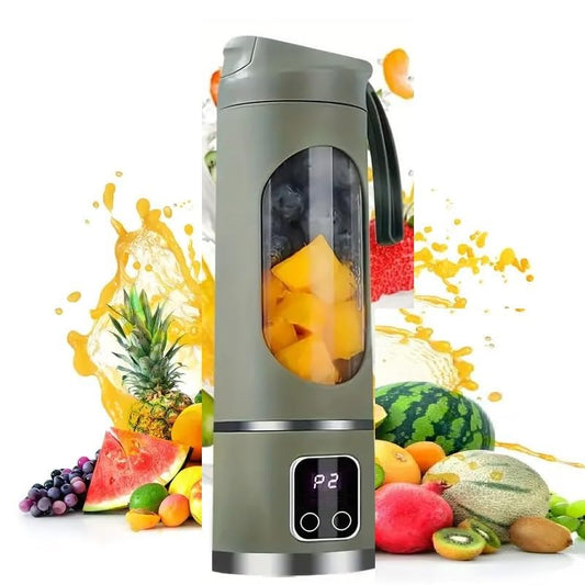 Portable JuicerBlender Electric Juicers Fruit Mixers USB Rechargeable Smoothie Mini Blender Personal Juicer 10 Blades 3 Gears With 1500 Mah Rechargeable Battery-Smoothie Juicer