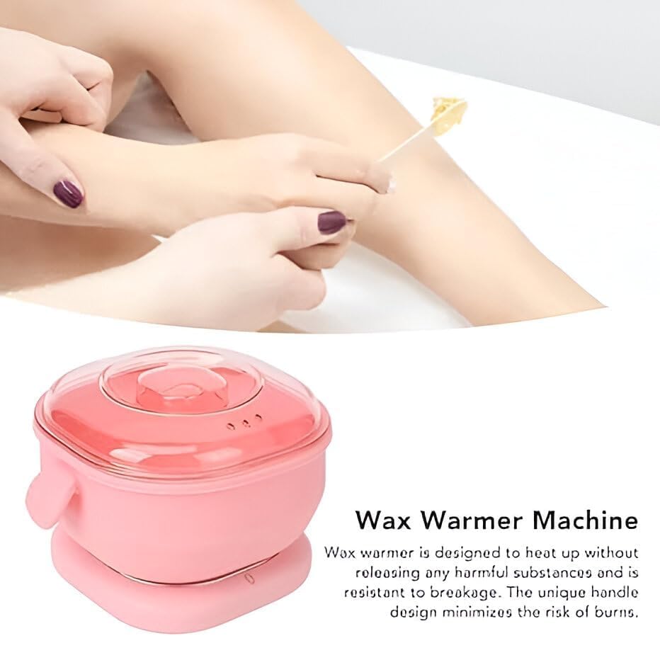 Silicone Wax Heater Portable and Electric Silicone Based Folding Waxing Hair Remover Heater Machine Warmer Machine for Waxing for Women Wax Boiler Pot Beans Warmer