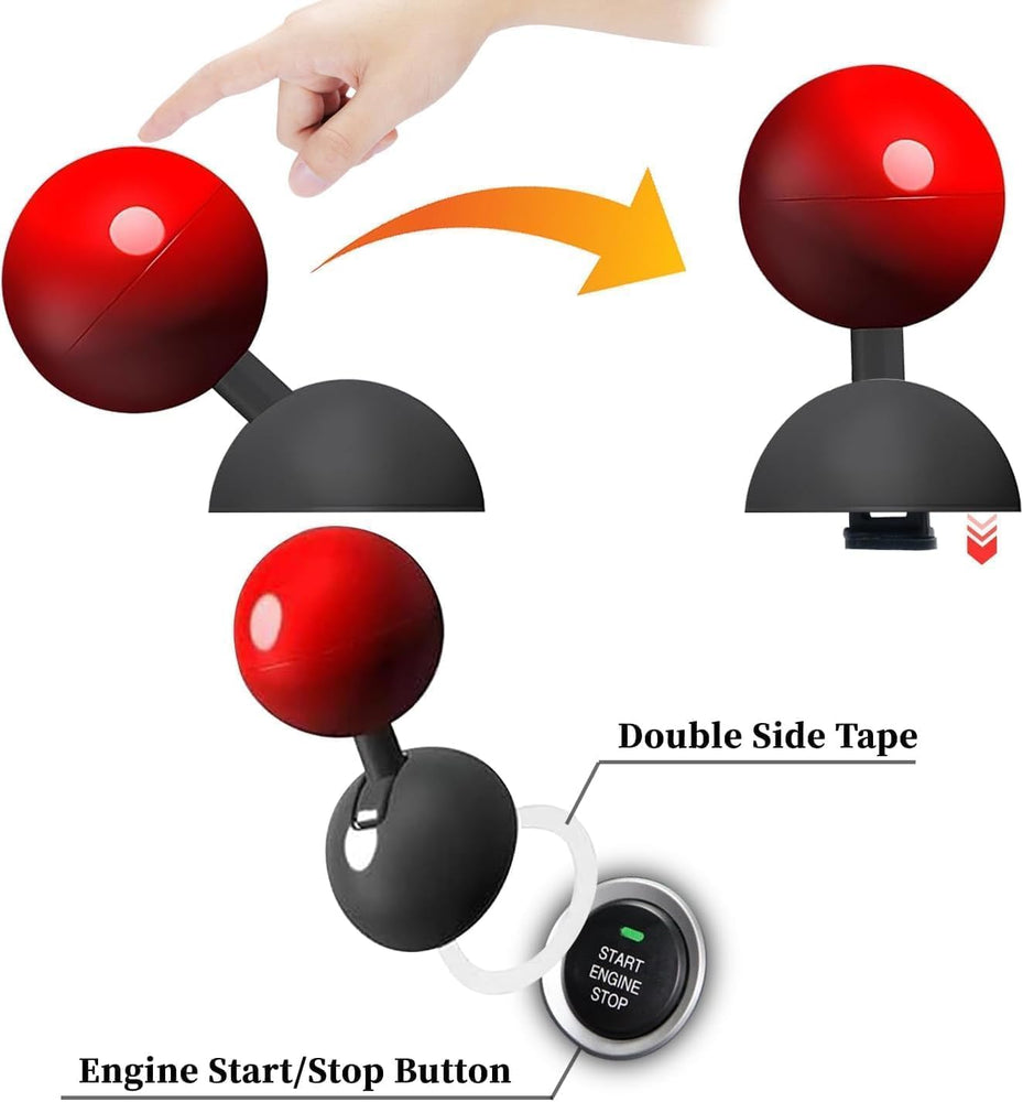 Push Start Button Cover, Joystick Car Engine Start Stop Button Cover Protector, Funny Car Ignition Button Cover(Pack of 1) (Multicolour)