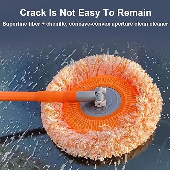 360° Rotatable Triangle Microfiber Mop – Adjustable Handle, Coral Velvet Mop Head for Floor & Wall Cleaning – Household Dust & Dirt Remova