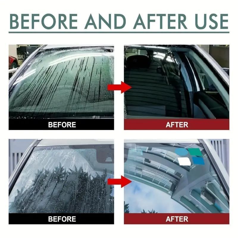 Glass Anti Fog Spray 100ml | Hydrophobic Self-Cleaning Solution for Car Windshield, Helmet Visor, Mirrors & Eyeglass Lenses | Clear Vision & Water Repellent Protection