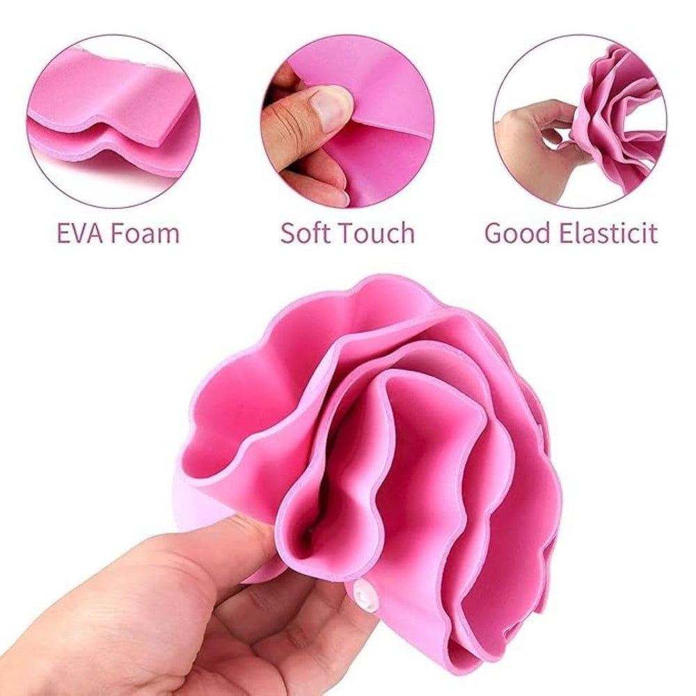Adjustable Baby Bath Shower Cap – Soft Silicone Hair Wash Visor with Eye & Ear Protection | Waterproof Shampoo Shield for Newborns, Toddlers & Kids (Multicolor, Pack of 1)