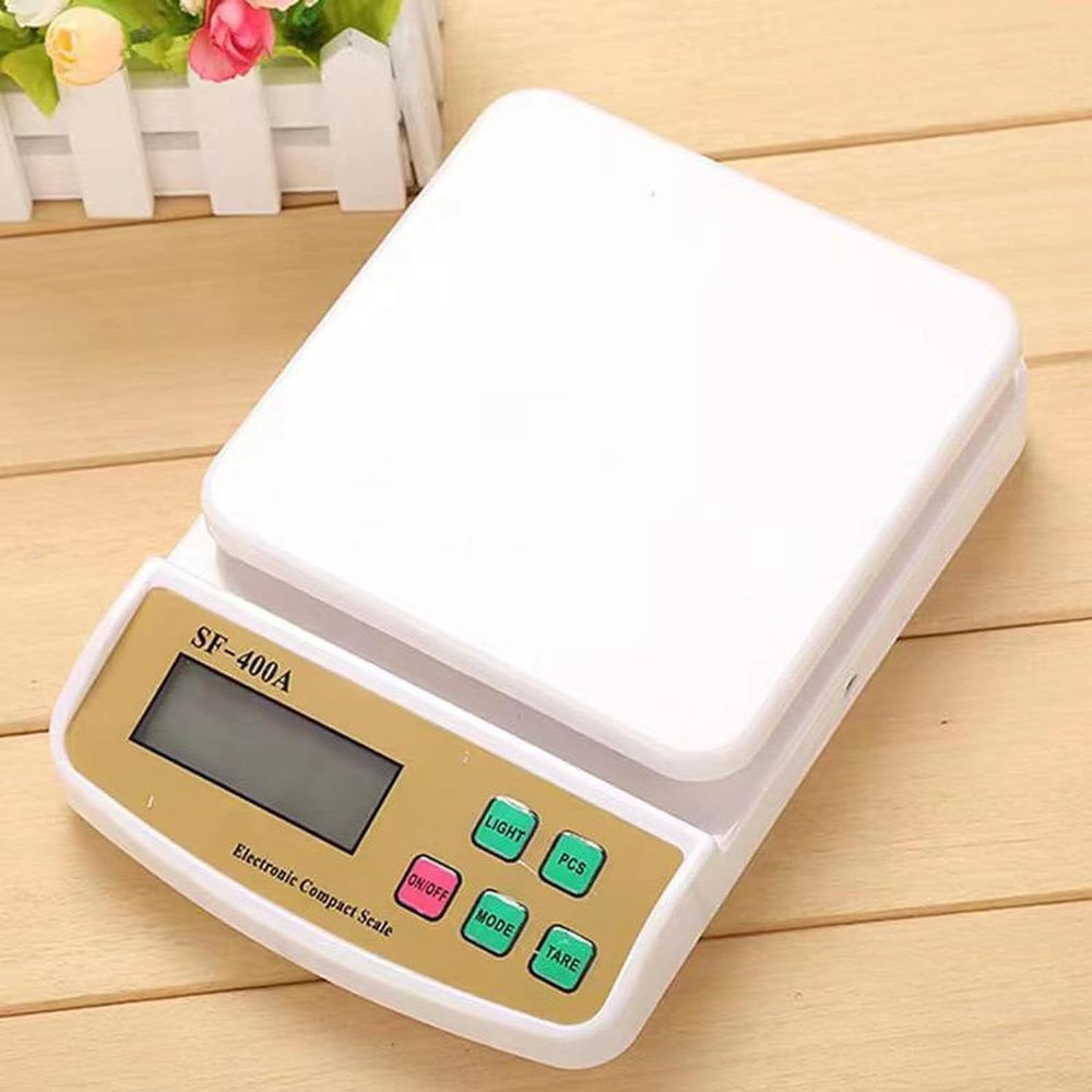 Digital Weighing Scale for Kitchen & Shops | Calorie Food Weight Machine | Mini Food Measuring Scale for Diet Tracking Weight Upto 10 Kg Toothbrush