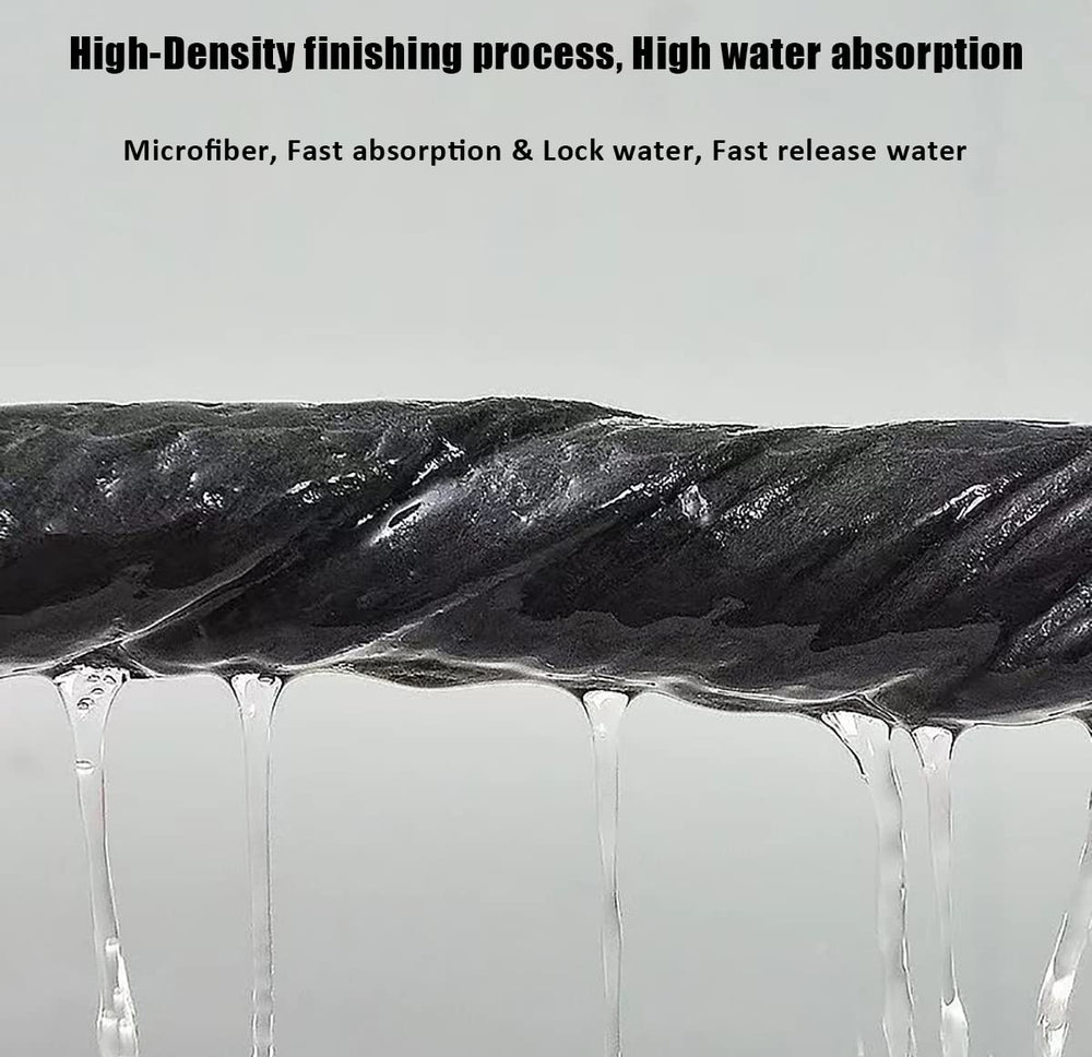 10 Pack Microfiber Cleaning Cloths, Thickened Streak Free & Lint Free Glass Cleaning Towels, Reusable Washable Cloths for Car Windows, Kitchen, Mirrors, Stainless Steel - 12x12 Inches Grey (30x30cm)