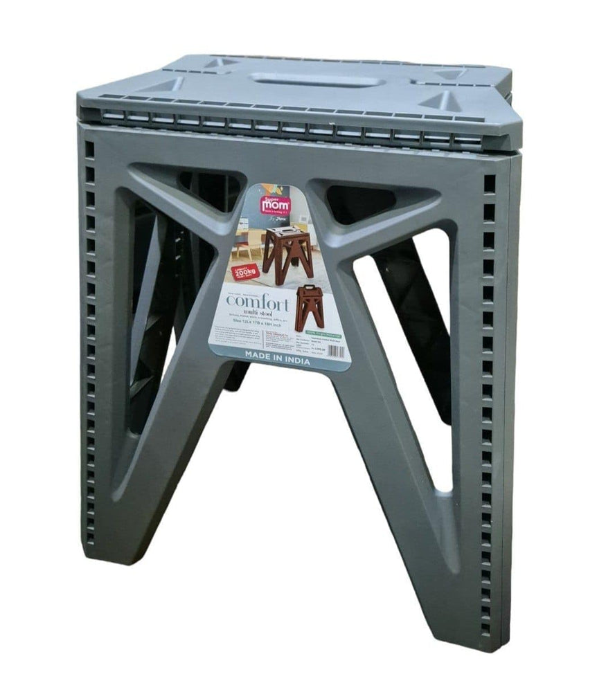 Comfort Multi Stool with 200KG Capacity, Foldable Stool for School, Home, Work, Travelling, Office (Assorted)