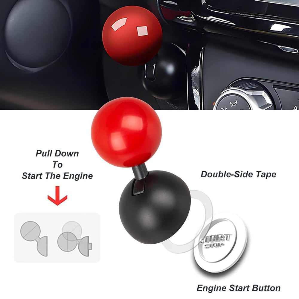 Push Start Button Cover, Joystick Car Engine Start Stop Button Cover Protector, Funny Car Ignition Button Cover(Pack of 1) (Multicolour)