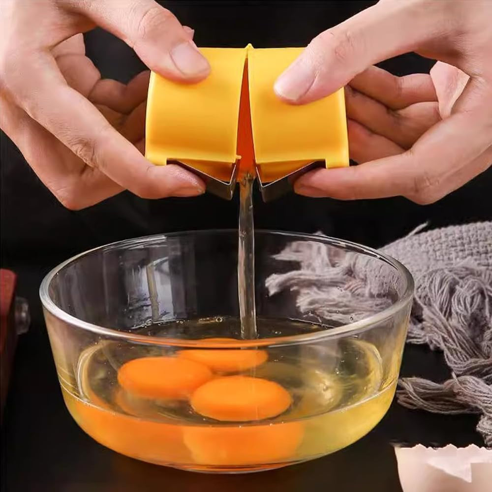 Egg Cracker Durable Multicolor Egg Shell Opener Tool Compact Manual Egg Breaker Gadget for Raw Hard Boiled Eggs Kitchen Camping Use