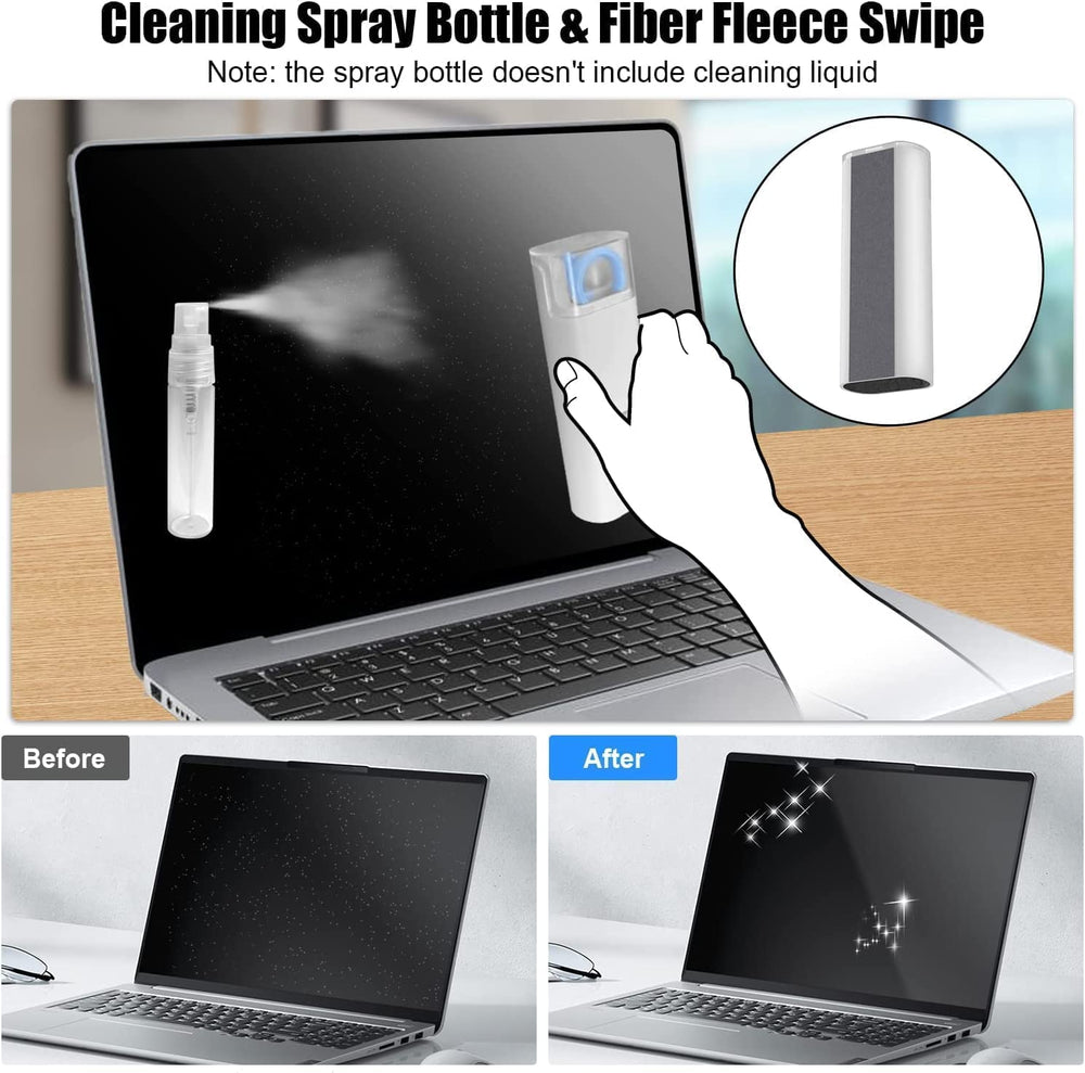 7 in 1 Electronic Cleaner kit | Cleaning Kit for iPad | iPhone | Airpods | Monitor Screen | Keyboard | Dust Brush Including Soft Sweep | Swipe | Airpod Cleaner Pen | Key Puller and Spray Bottle