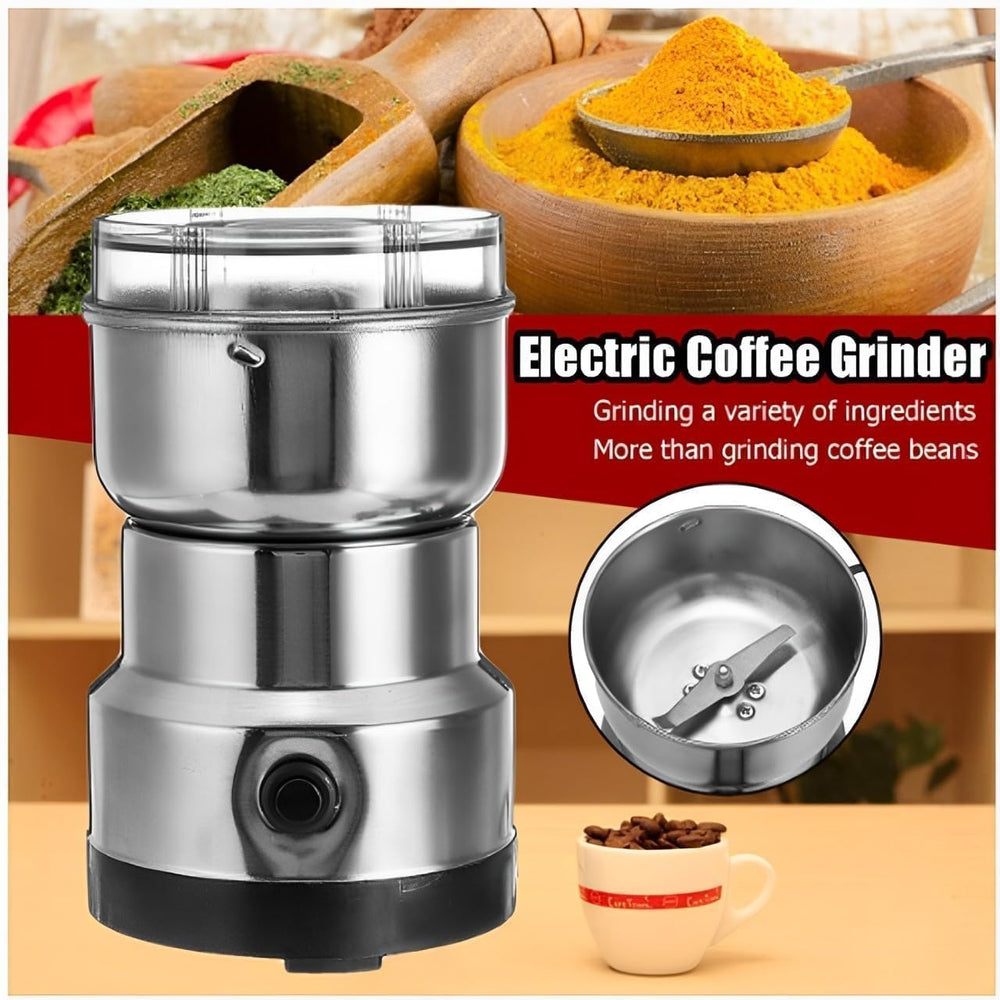 Nima Electric Coffee & Spice Grinder 150W | Stainless Steel Dry Masala Grinder | Multipurpose Mini Grinder for Coffee Beans, Nuts, Seeds & Spices | Compact Kitchen Appliance