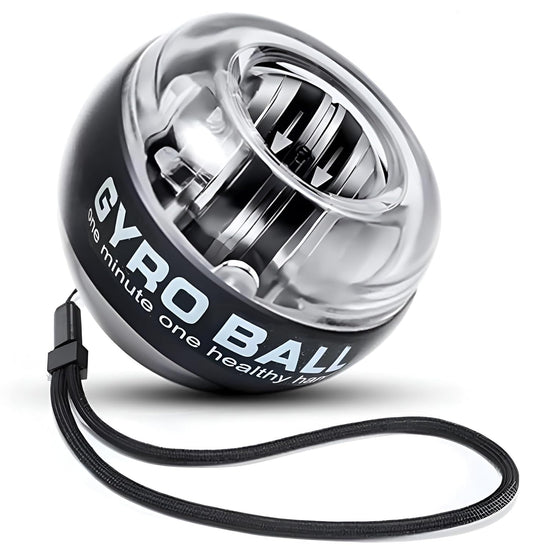 Gyro Wrist Trainer Ball - Hand Forearm Strengthener Ball - Advanced Power Auto Start Technology for Exerciser Stronger Muscle Fingers Bones Workout (Colorful Light)