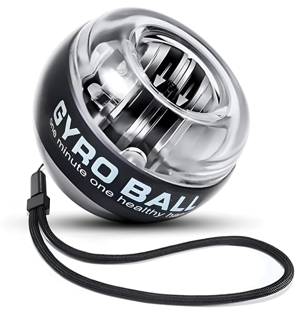 Gyro Wrist Trainer Ball - Hand Forearm Strengthener Ball - Advanced Power Auto Start Technology for Exerciser Stronger Muscle Fingers Bones Workout (Colorful Light)