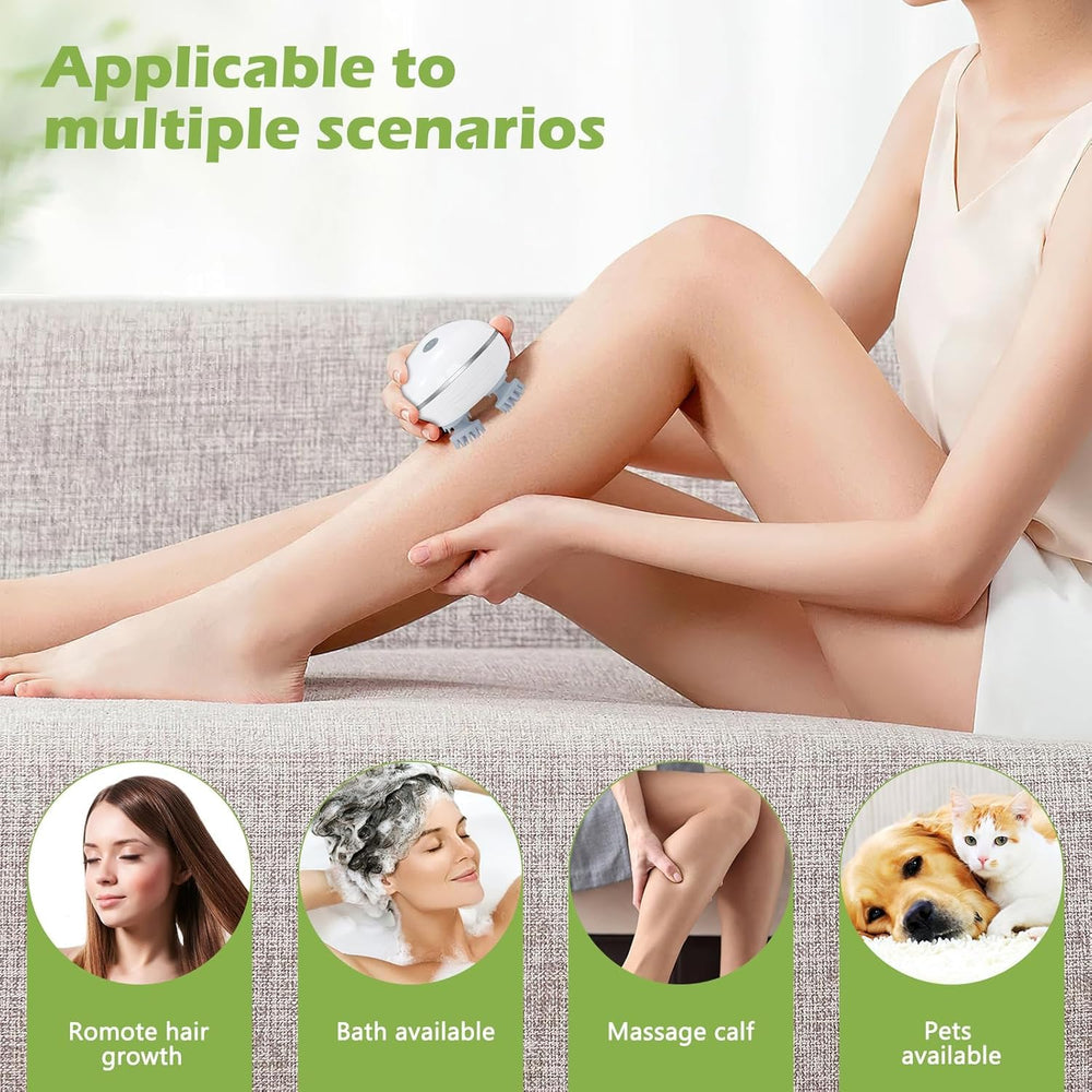 Head Massager For Scalp, Scalp Massage, Electric Scalp Massager, Hair Massager For Hair Growth, Body Massager | | MULTICOLOUR