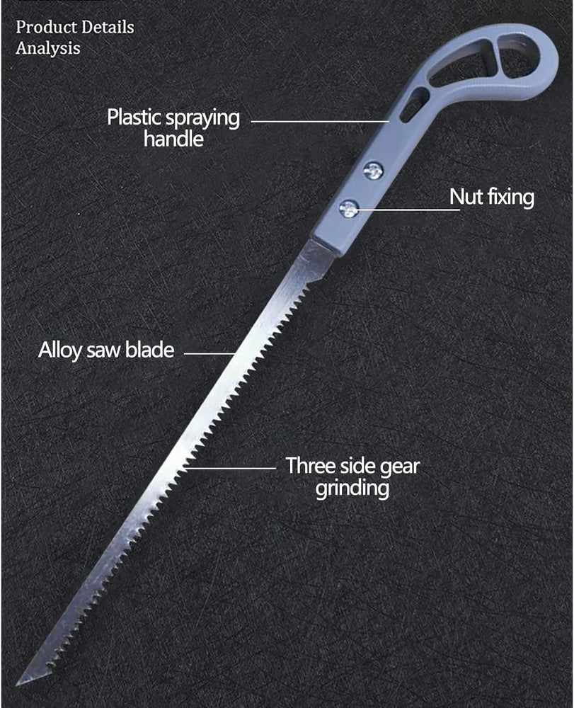 Outdoor Portable Sharp Blade Hand Saw – SK5 Saw Home Manual Pruning Hacksaws –Ergonomic Non-Slip Handle – Anti-Skip Hand Steel Strength Tool Ice Hand Saw Cutting Wood,PVC,Bone,Pruning Saw