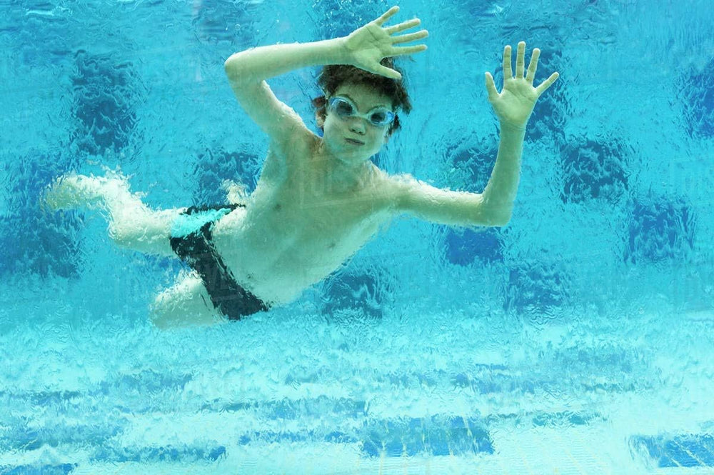 Swimming Goggles with Adjustable Double Strap, Anti Fog Lens with UVA UVB Protection, Silicone Gasket Eye Goggles for Swimming