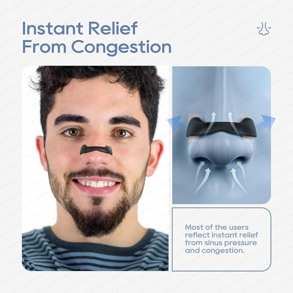 Magnetic Universal Nasal Strips | Breathing Nasal Strip | Anti Snoring Nose Clip | Skin Safe Sleep Nasal Strips | Nasal Dilators For Breathing | Snore Stopper | Snoring Stopper For Men | Breathing Nasal Strip Starter Kit (A1)