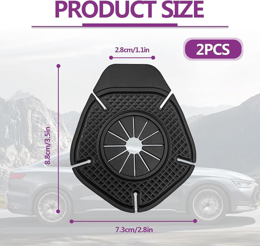 Car Silicone Wiper Hole Protector Pads (2Pcs) – Universal Windshield Wiper Cover for Dust, Debris & Weather Protection – Front Screen Car Accessories
