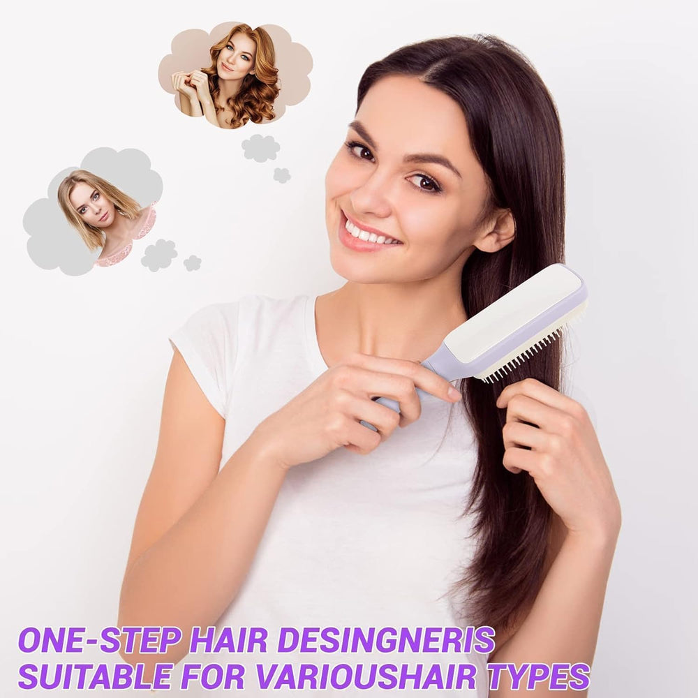 4-in-1 Self-Cleaning Hairbrush – Anti-Static Massage Comb for Tangle-Free, Smooth Hair – Perfect for Adults & Kids