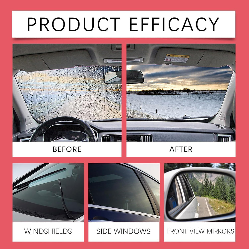 Automotive Oil Film Cleaning Brush, Car Glass Oil Film Removal Cleaner, Glass Cleaning Board, Powerful Windshield Cleaner & Oil Film Remover, Enhance Visual Effect Of Windshield