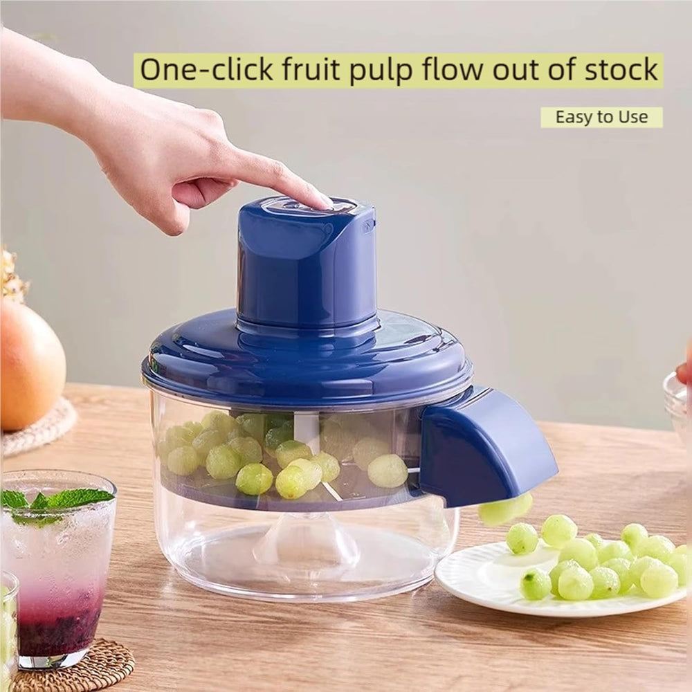 Multipurpose Automatic Fruit & Vegetable Peeler, Rechargeable Electric Peeler with 5 Blades, Smart Garlic & Grape Peeling Tool for Home, Shop & Restaurant (Pack of 1)