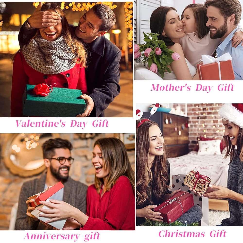 Forever Rose, Galaxy Glass Rose Flower and Butterfly with Led Light Great Gift Ideas for Valentine's Day, Mother's Day, Birthday, Anniversary, Engagement