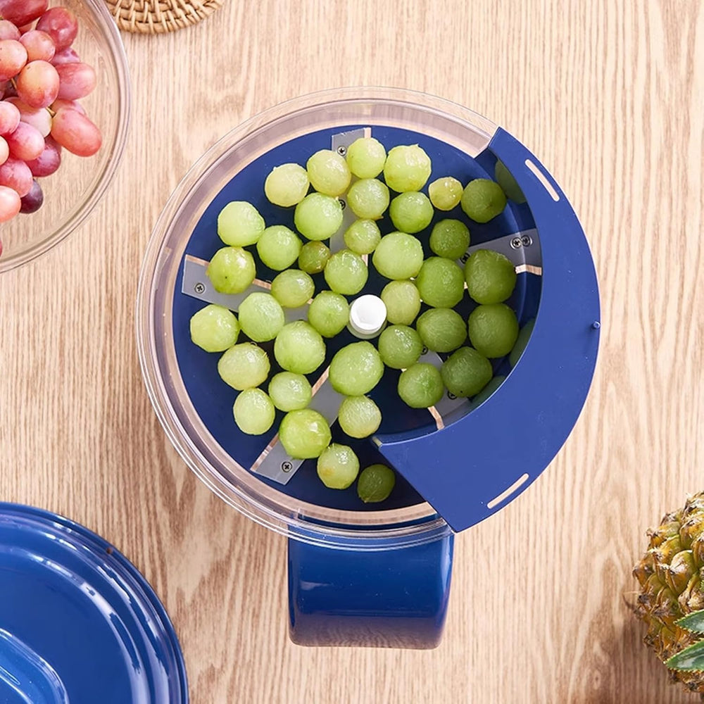 Multipurpose Automatic Fruit & Vegetable Peeler, Rechargeable Electric Peeler with 5 Blades, Smart Garlic & Grape Peeling Tool for Home, Shop & Restaurant (Pack of 1)