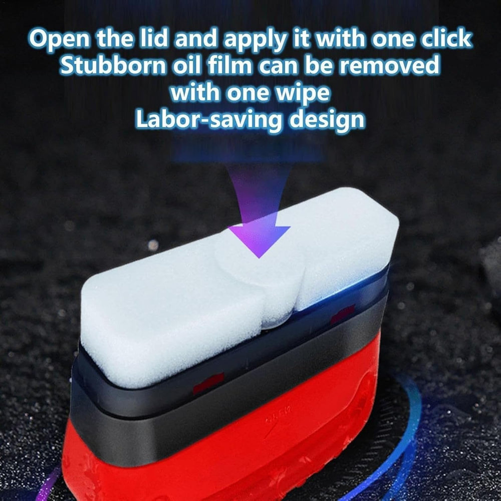 Automotive Oil Film Cleaning Brush, Car Glass Oil Film Removal Cleaner, Glass Cleaning Board, Powerful Windshield Cleaner & Oil Film Remover, Enhance Visual Effect Of Windshield