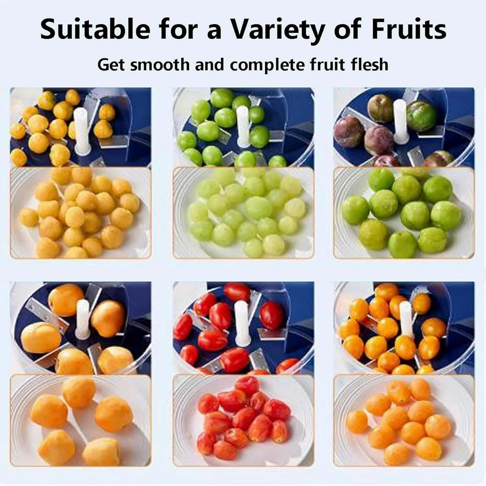 Multipurpose Automatic Fruit & Vegetable Peeler, Rechargeable Electric Peeler with 5 Blades, Smart Garlic & Grape Peeling Tool for Home, Shop & Restaurant (Pack of 1)