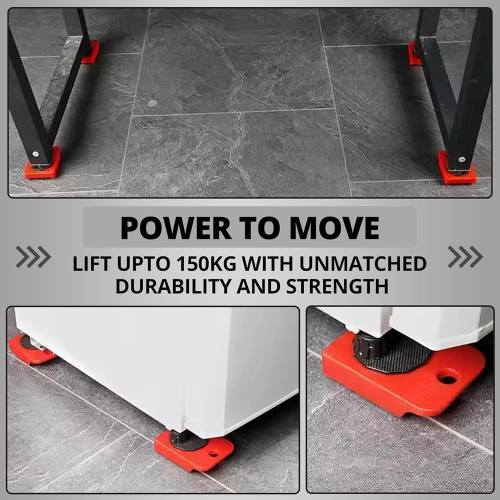 Furniture Lifter/Shifter Tool - 4 Pcs 3.9