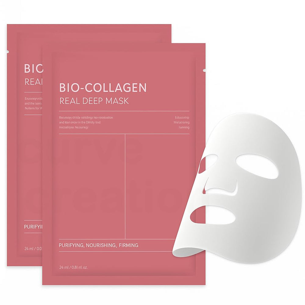 Bio Collagen Deep Collagen Night Mask Hydrating Overnight Hydrogel Korean Glass Skin Mask For Deep Hydration Wrapping Peel Off Facial Mask Pack (Pack of 2)