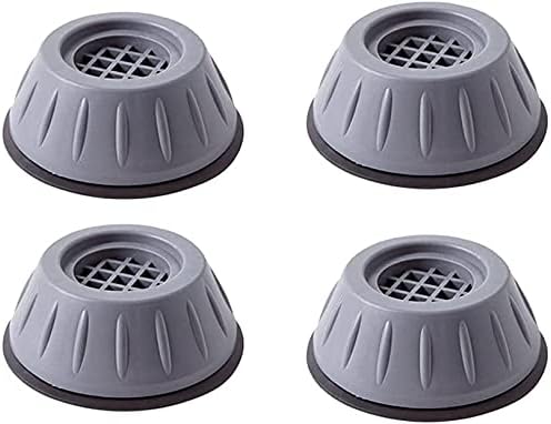 Anti Vibration Pads for Washing Machine & Dryer – Noise Cancelling Washing Machine Rubber Pads, Shock Absorbing Stabilizer Base, Height Increasing Appliance Pads