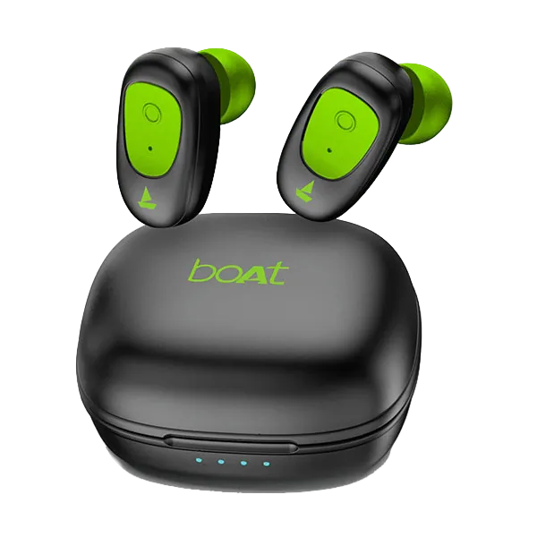 boAt Airdopes 201 True Wireless Bluetooth Earbuds with Mic | 10mm Driver | Bluetooth v5.0 | IPX4 Water Resistant