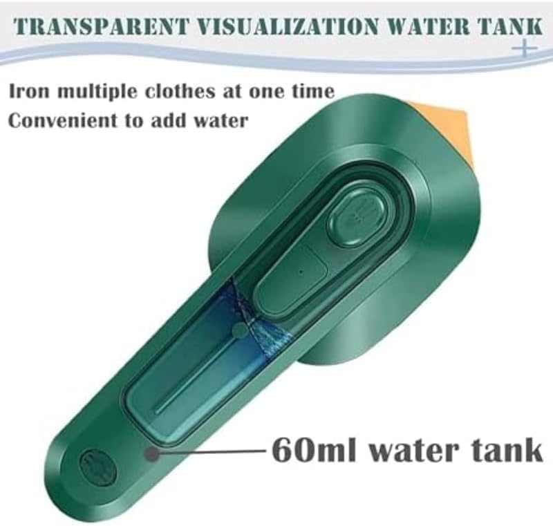 Mini Portable Steam Iron for Clothes – Compact Lightweight Travel Iron with Dry & Steam Function